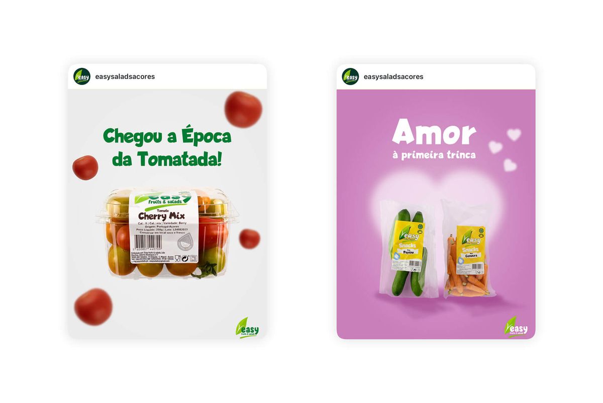 Publicação criativa da Easy Salads