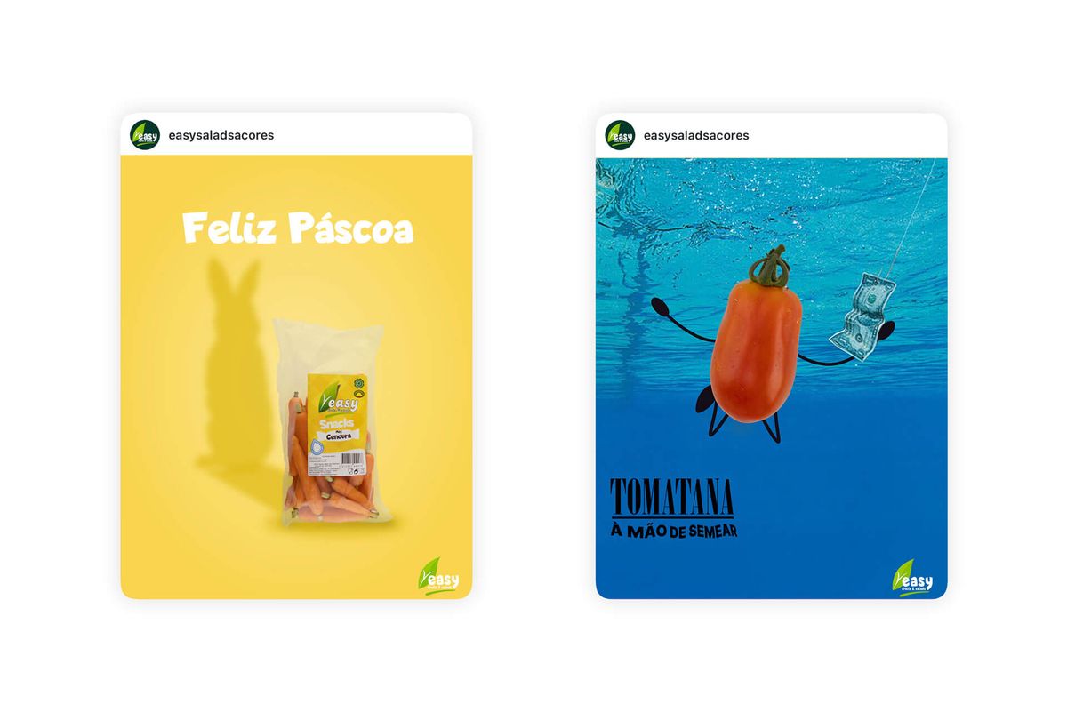 Publicação criativa da Easy Salads