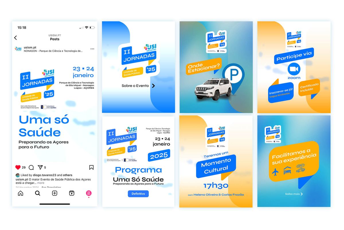 Publicação de redes sociais para divulgação do evento